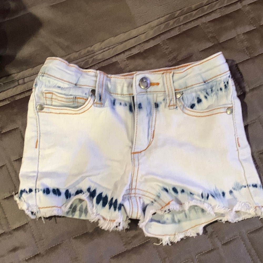 Tie dye size 4 Joe’s jeans  denim shorts